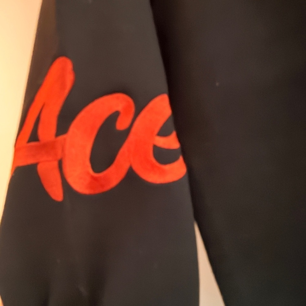 H&M limited edition vintage Black and orange Hooded Belted hoodie size XS - Picture 6 of 10
